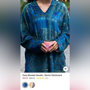 Brand New with Tags on! Natural Life completely soft cozy blanket hoodie.